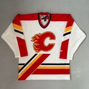 Vintage Calgary Flames Pro Player Road Jersey 96/98